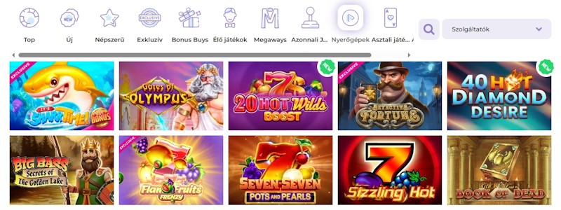 Alf kaszinó nyerőgépes játékok