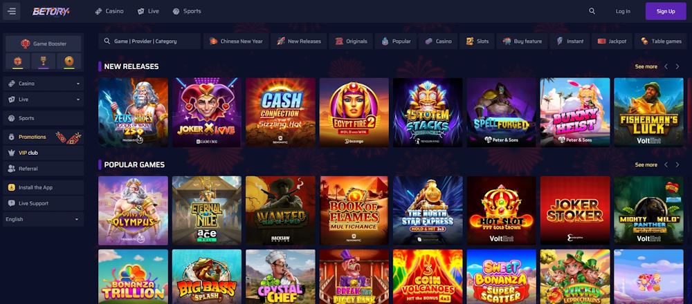 Betory casino