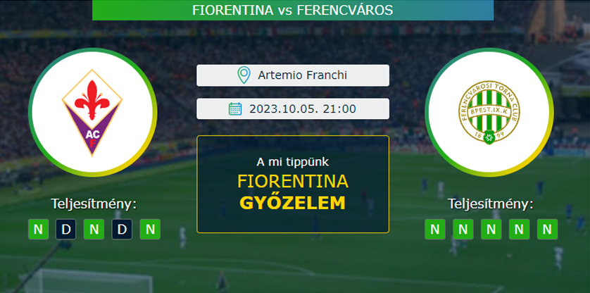 Fiorentina vs Ferencvaros Prediction, Betting Tips & Odds │5