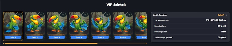 Flappy kaszinó VIP program