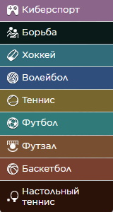На какие виды спорта можно делать ставки