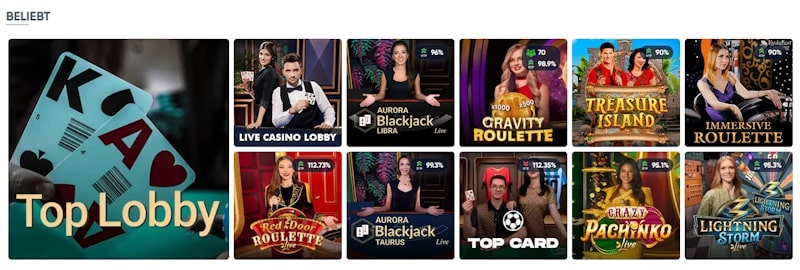 Ivibet Casino Live Spiele