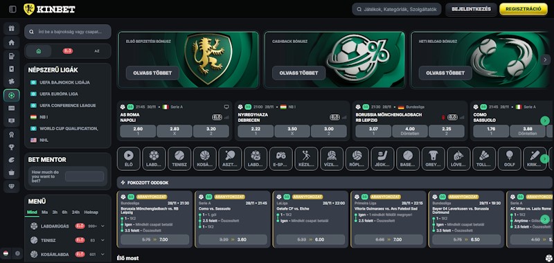 KinBet sportfogadás