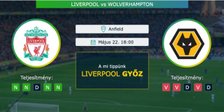 Liverpool – Wolverhampton 22.05.2022 Tippek Premier League