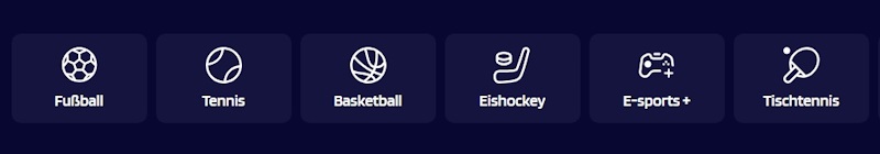 LyraBet Sportarten