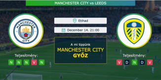 Manchester City – Leeds 14.12.2021 Tippek Premier League