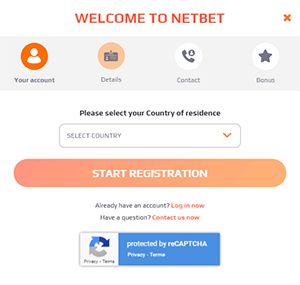 NetBet qeydiyyat