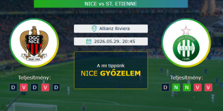 Nice - St. Etienne 29.05.2026. Tippek Ligue 1