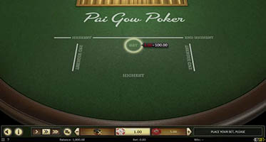 Pai Gow Poker Demo