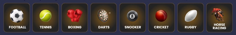 Puppybet Sportarten