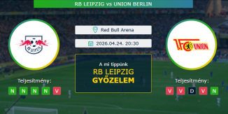 RB Leipzig - Union Berlin 24.04.2026. Tippek Bundesliga