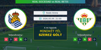 Real Sociedad - Real Betis 09.05.2026. Tippek LaLiga