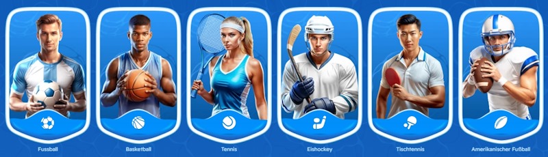 Spinfest Sportarten