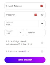 MoonWin Casino Anmeldung