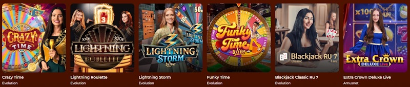 Vegazone Casino Live Spiele