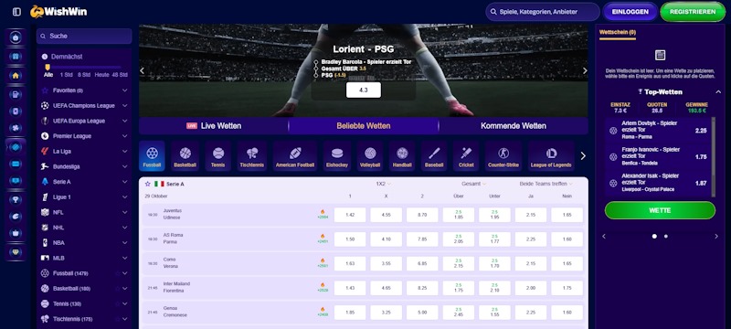 WishWin Sportwetten