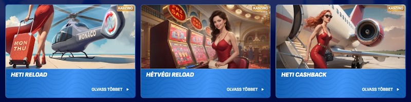 Wonaco kaszinó bónuszok