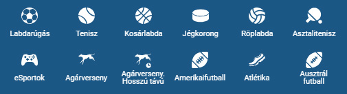 1xBet sportág kínálat