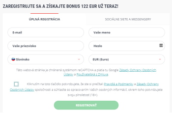 Kako se registrirati pri 22bet