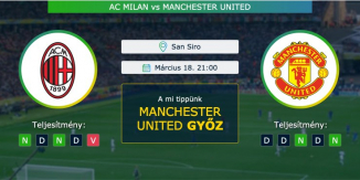 AC Milan – Manchester United 18.03.2021 Tippek Europa Liga