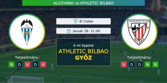 Alcoyano – Athletic Bilbao 28.01.2021 Tippek Copa del Rey