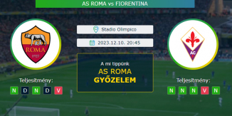 AS Roma – Fiorentina 10.12.2023 Tippek Serie A