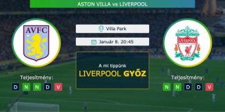 Aston Villa – Liverpool 08.01.2021 Tippek FA Kupa