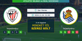 Athletic Bilbao - Real Sociedad 24.11.2024. Tippek LaLiga