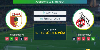 Augsburg – 1. FC Köln 23.04.2021 Tippek Bundesliga