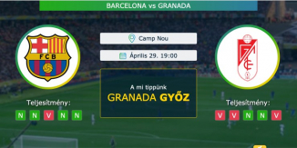 Barcelona – Granada 29.04.2021 Tippek La Liga