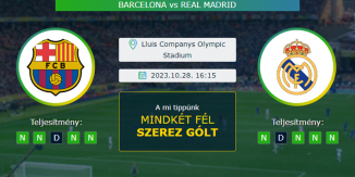 Barcelona – Real Madrid 28.10.2023 Tippek LaLiga