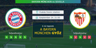 Bayern München - Sevilla 24.09.2020 Tippek Szuperkupa