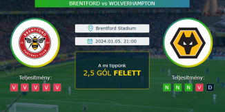 Brentford - Wolverhampton 05.01.2024. Tippek FA Kupa