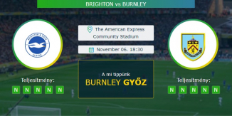 Brighton - Burnley 06.11.2020 Tippek Premier League