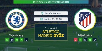 Chelsea – Atletico Madrid 17.03.2021 Tippek Bajnokok Ligája