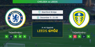 Chelsea – Leeds 05.12.2020 Tippek Premier League