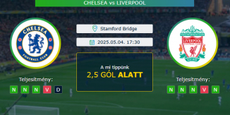 Chelsea - Liverpool 04.05.2025. Tippek Premier League