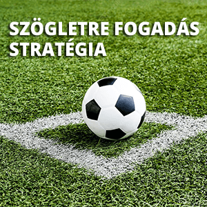 Szögletre fogadás stratégia