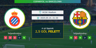 Espanyol - FC Barcelona 15.05.2025. Tippek LaLiga
