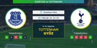 Everton – Tottenham 10.02.2021 Tippek FA Kupa