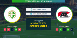 Ferencváros - AZ Alkmaar 30.01.2025. Tippek Európa-liga