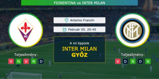 Fiorentina – Inter Milan 05.02.2021 Tippek Serie A