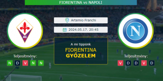 Fiorentina - Napoli 17.05.2024. Tippek Serie A