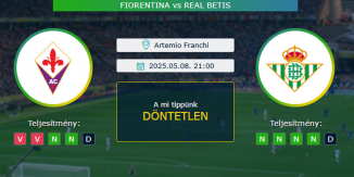 Fiorentina - Real Betis 08.05.2025. Tippek Európa-konferencialiga