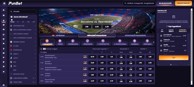 Funbet sportfogadás