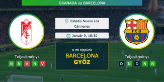 Granada – Barcelona 09.01.2021 Tippek La Liga