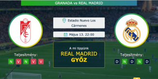 Granada – Real Madrid 13.05.2021 Tippek La Liga