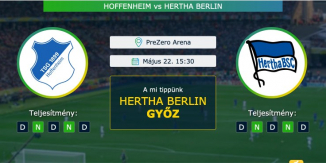 Hoffenheim – Hertha Berlin 22.05.2021 Tippek Bundesliga