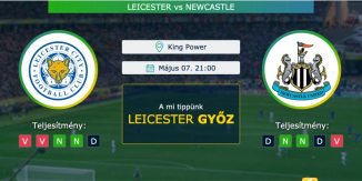 Leicester – Newcastle 07.05.2021 Tippek Premier League