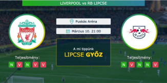 Liverpool – Lipcse 10.03.2021 Tippek Bajnokok Ligája